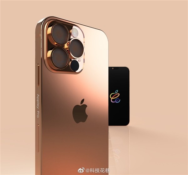 iPhone 13 Pro高清渲染图：小刘海方案、后置矩阵三摄