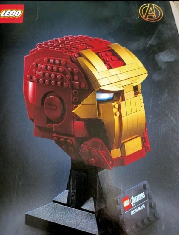 lego乐高漫威超级英雄系列76165钢铁侠头盔