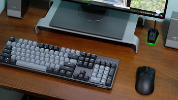 终于达成我的无线化桌面，杜伽K310W三模无线机械键盘 体验