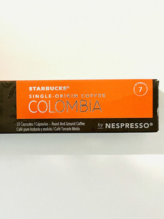 口感好 适合新手-星巴克哥伦比亚咖啡胶囊