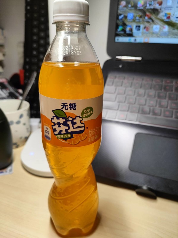 cocacola可口可乐芬达fanta无糖零卡橙味汽水碳酸饮料500ml12瓶整箱装