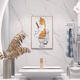 卫生间设计，小浴室就要选冷色调，高贵文艺不压抑！