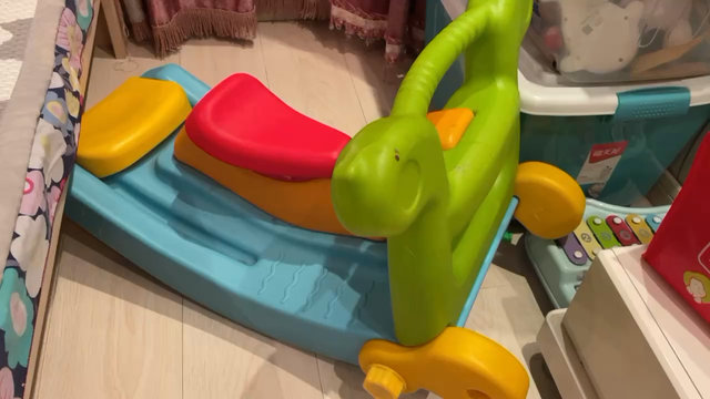 儿童摇摇马滑梯二合一家用