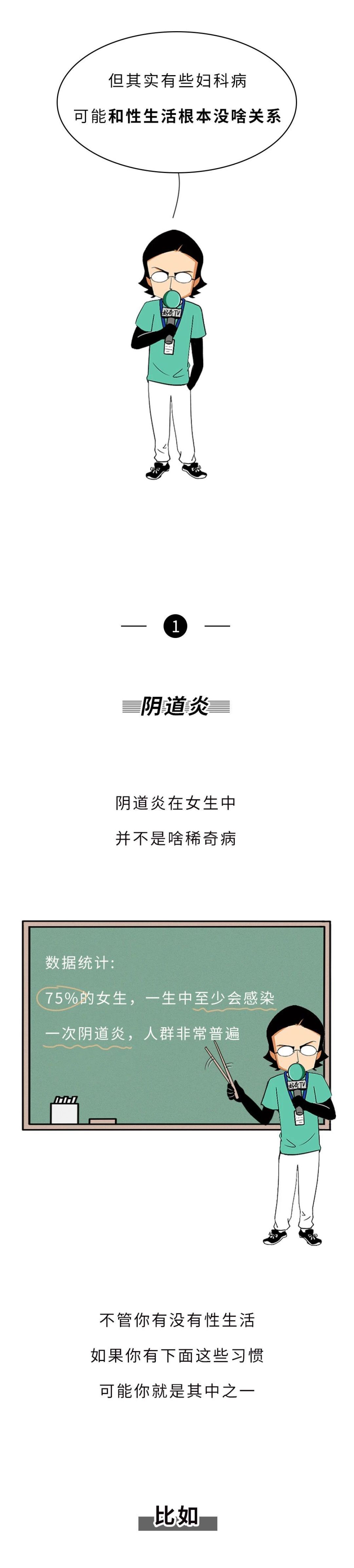 “我没有性生活,却有妇科病。”
