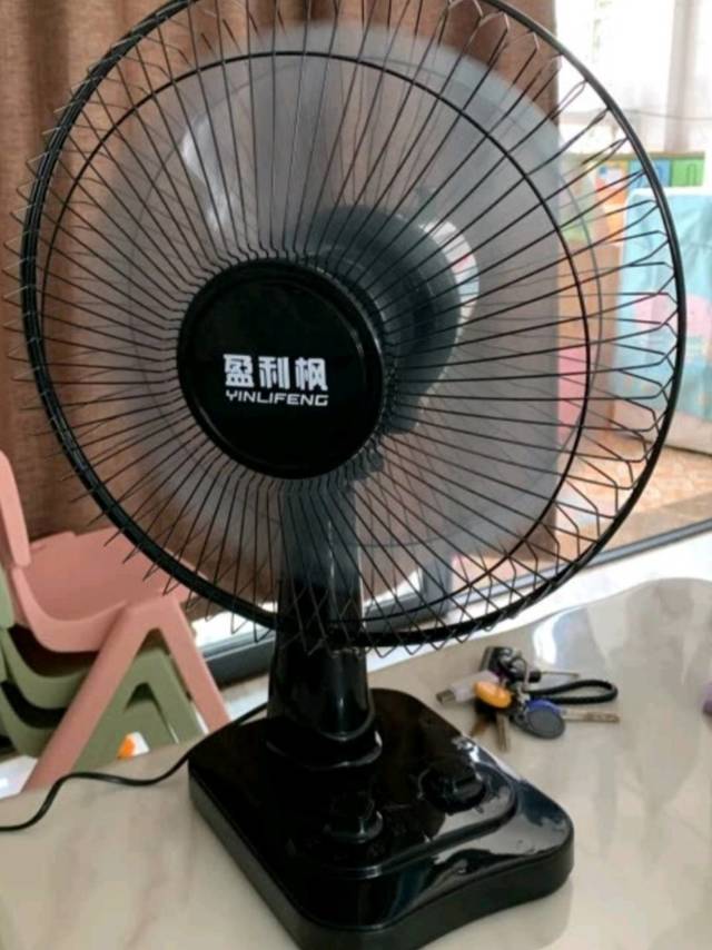 苏兴电风扇台式台扇家用低音强劲摇头