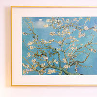 轻松拥有大家作品，梵高名作杏花盛开复刻版画欣赏