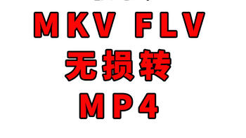 波导的效率私房 篇十：最强MKV，FLV转MP4方法