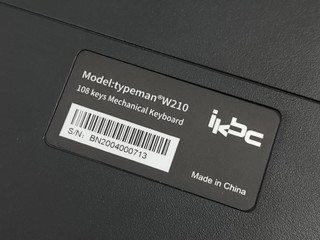 ikbc高性价比樱桃轴键盘W210