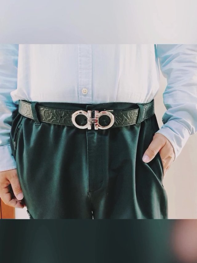 送给直男的纪念日礼物！菲拉格慕双面腰带～