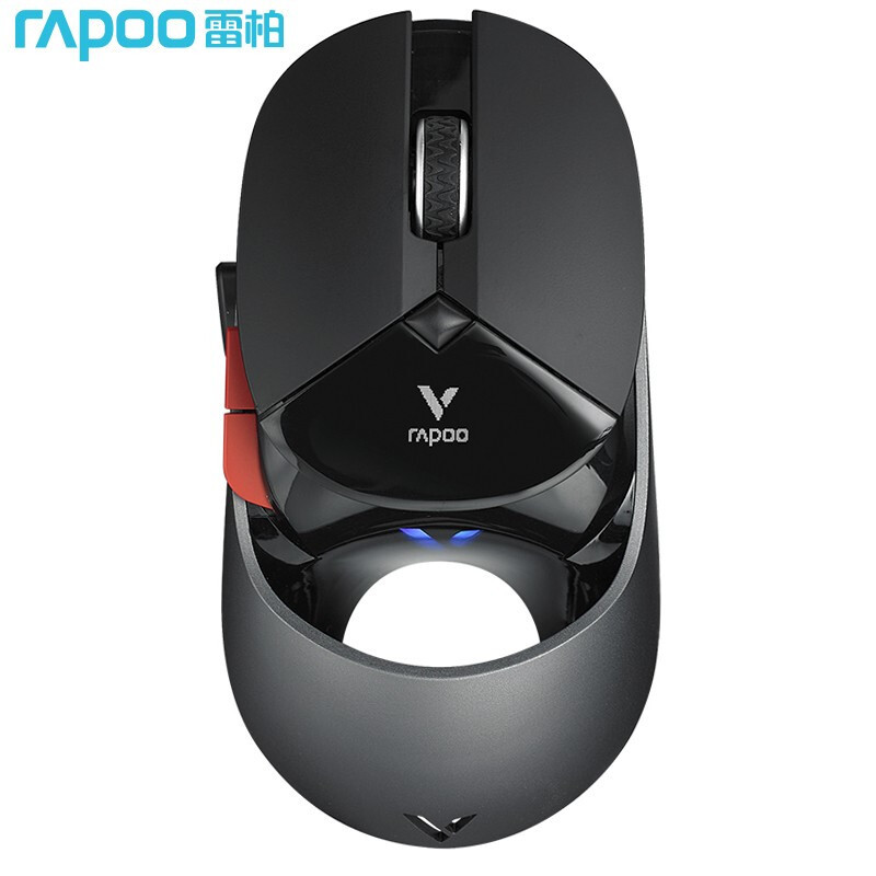 雷柏(Rapoo)VT960屏显双模无线RGB电竞游戏鼠标轻体验