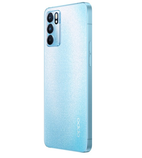 opporeno6夏日晴海配色亮相升级晶钻工艺