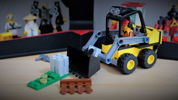 乐高手记 篇六十八：城市工程小队的起点——LEGO 乐高 城市系列 60219 工程装载机