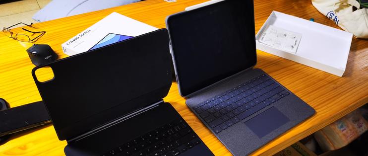 PC/タブレット PC周辺機器 12.9寸的罗技combo touch 5th ipad pro对比老款妙控_键盘_什么值得买