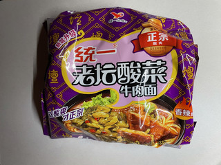 非常棒的方便面 统一老坛酸菜牛肉面