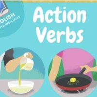 【打印素材】TPR教学的好素材，40张Action verb 动作卡