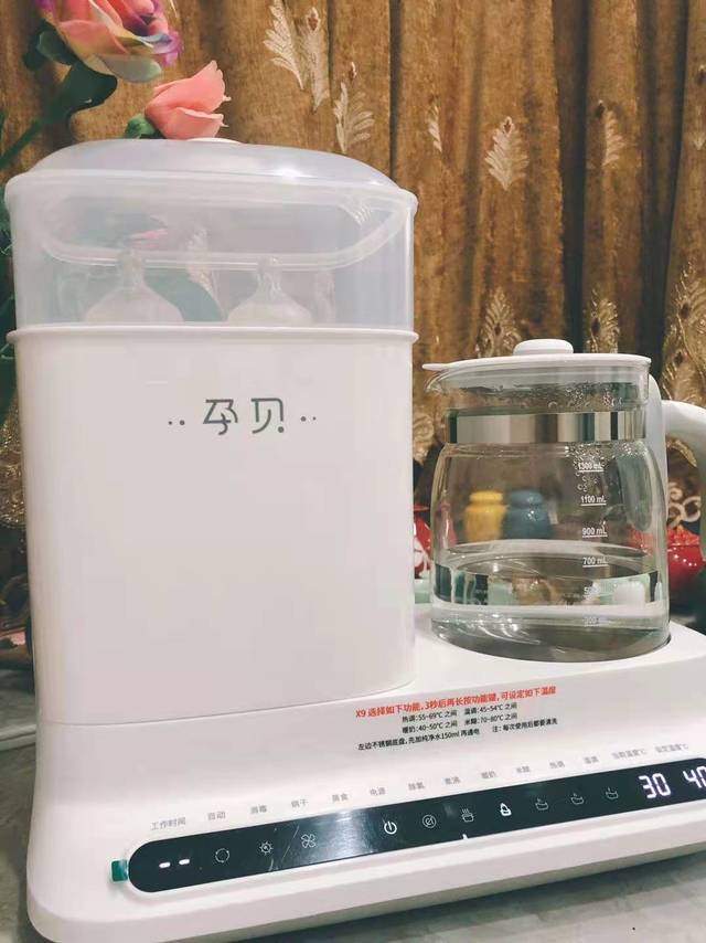 颜值与实力并存的孕贝消毒杀菌调奶器