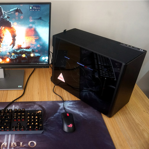 讯景6700X海外版OC+11500+ROG B560-I+乔思伯i100 Pro装机分享