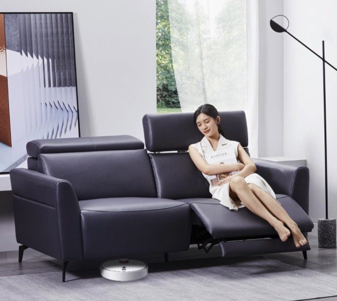 小米有品上新8H大师智能电动组合沙发，头枕&座椅双电机控制，三种智能控制！