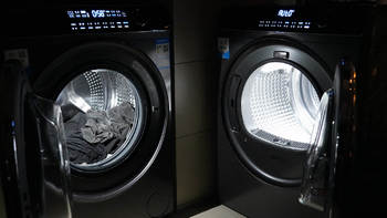 家电研究所 篇四十九：洗烘智能联动！海尔纤美洗烘套装--超薄机身洗衣机+多重黑科技热泵干衣机   解放阳台的利器