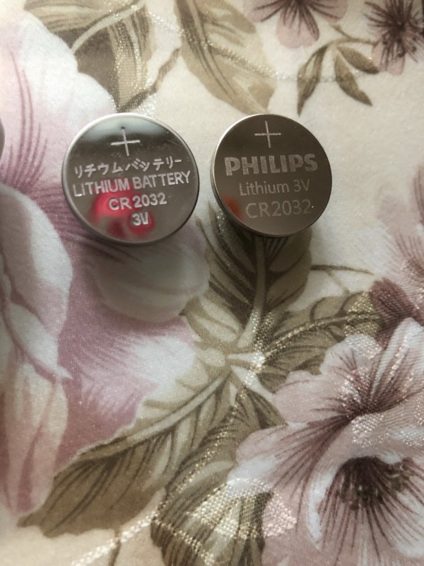 philips飞利浦cr2032纽扣电池5粒装