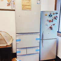 新东芝冰箱替换二十年老冰箱，美的来送货！