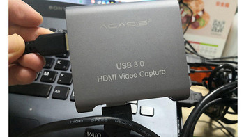 阿卡西斯 USB3.0高清HDMI视频采集卡switch/ns游戏直播专用PS4笔记本4K相机摄像机