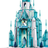 高65cm！乐高正式发布有史以来最大的MiniDoll套装——迪士尼43197冰雪城堡