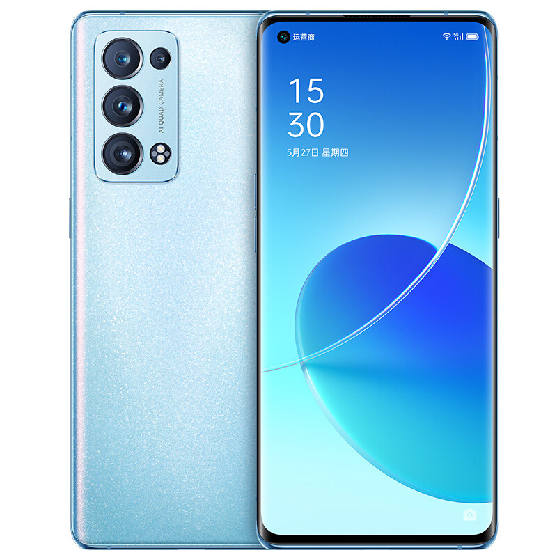 OPPO Reno6系列开售：搭骁龙870芯、晶钻3.0机身工艺