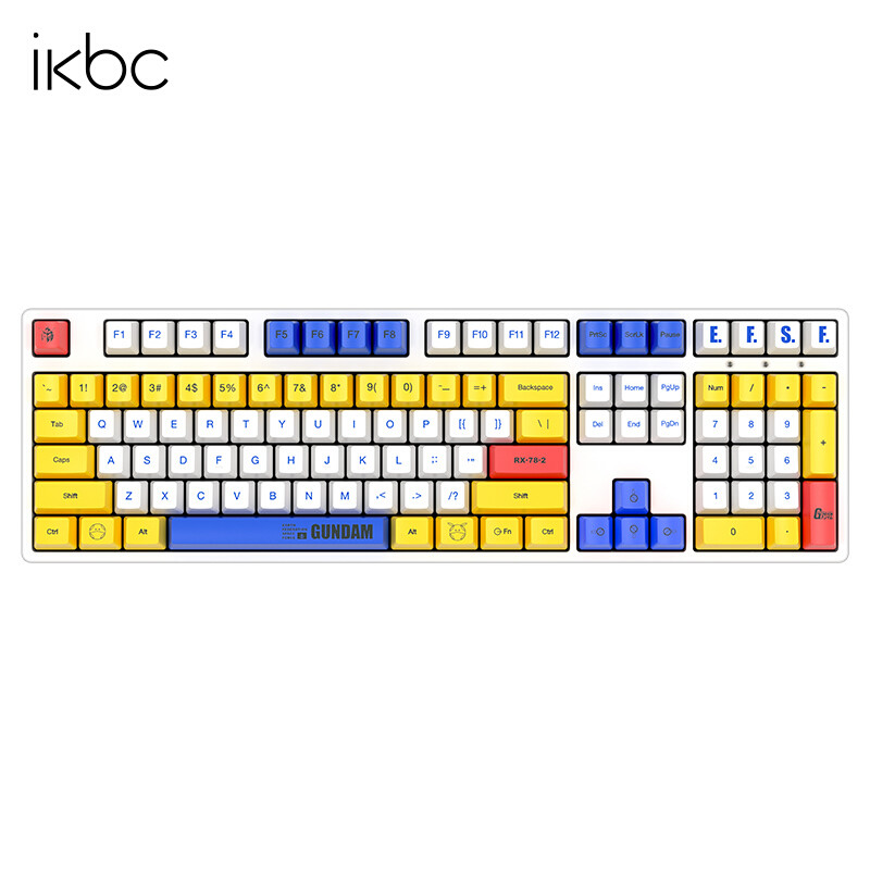经典配色，手感舒服，ikbc高达机械键盘2.0 评测分享