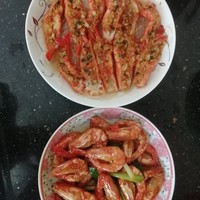 广东住家饭 篇八十二：油焖九节虾+蒜蓉粉丝蒸九节虾