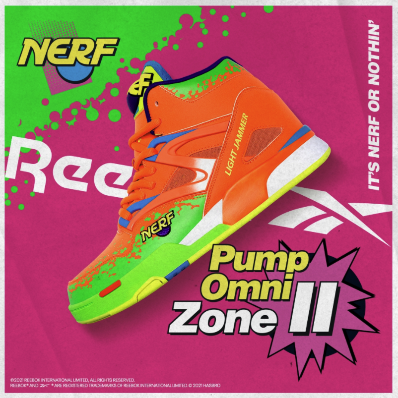 NERF x Reebok 全新联乘系列登场