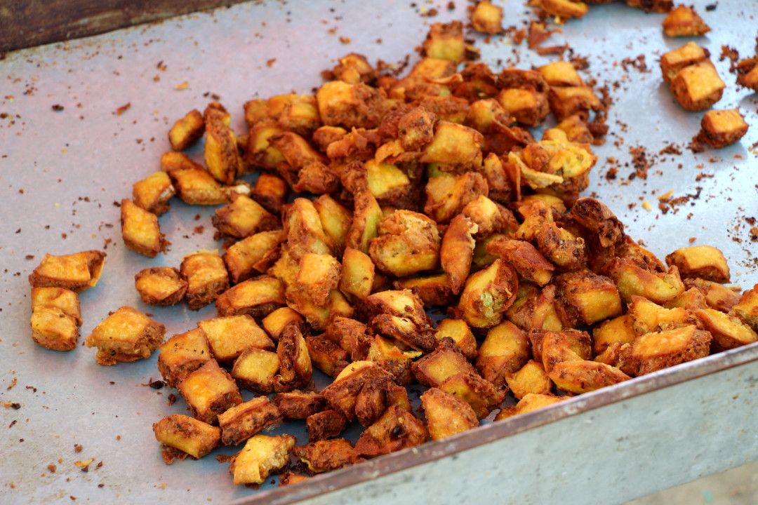 来天津蓟州区,不可不吃的美食:炸咯吱盒