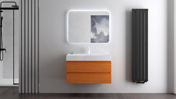 产品推荐 篇一：北欧轻奢浴室柜智能镜组合