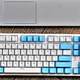 我的文章标题丰富连接，随心切换，杜伽K320W晴空蓝机械键盘上手