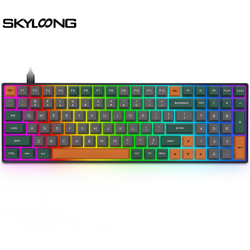 值得一试的硅胶键帽！Skyloong SK 96紧凑型光轴键盘开箱评测