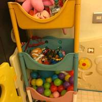 星优 儿童玩具收纳架卧室可移动置物架