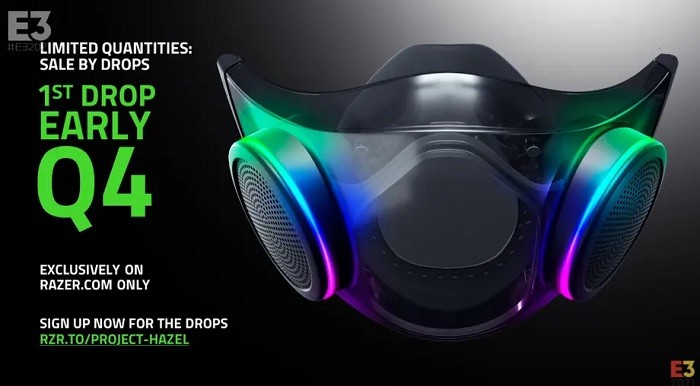 雷蛇宣布Prohect Hazel面罩四季度开售：透明设计、带RGB灯效
