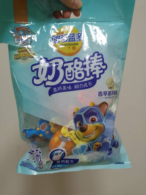 milkland妙可蓝多奶酪棒香草冰淇淋味500g