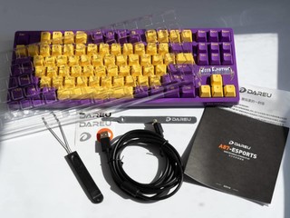 达尔优A87紫金王朝键盘来了