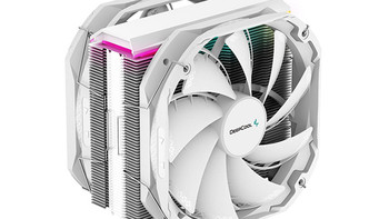 九州风神 发布 AS500 PLUS WH 白色特别版散热器，超薄双风扇5热管