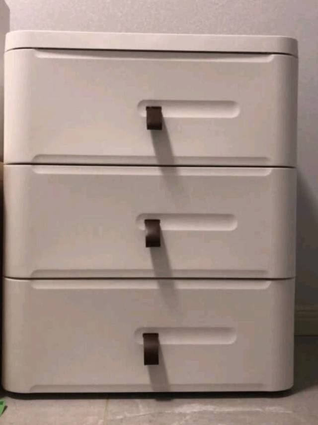 鲸言 免安装抽屉式床头柜收纳柜