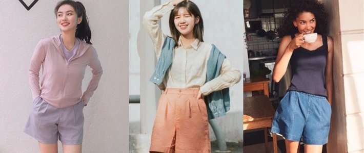  受欢迎的女士短裤在这里，让你时尚清爽一夏！