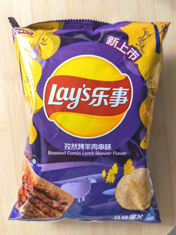 烤肉味的薯片图片真实图片