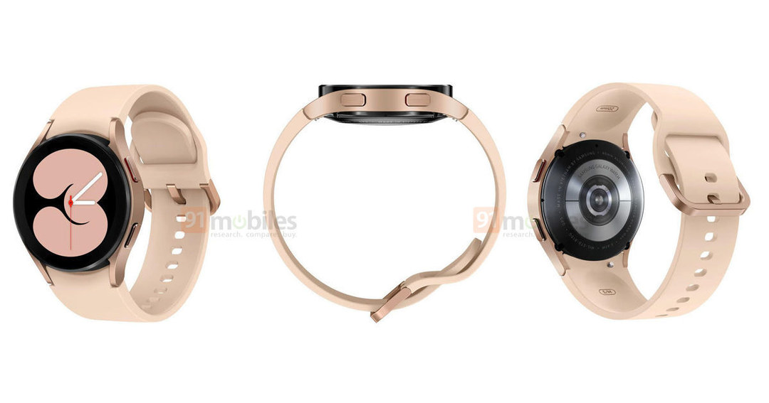 三星Galaxy Watch 4渲染图出炉：圆形表盘设计、4款配色