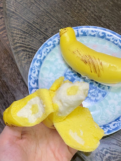 北记慕斯香蕉包可可爱爱的仿真香蕉🍌早餐