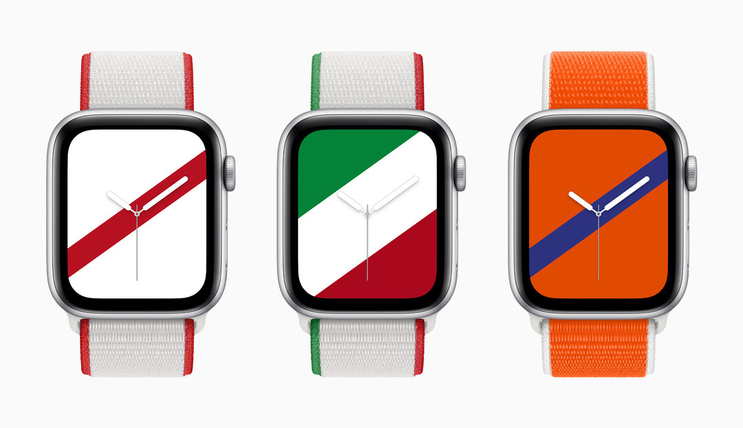 苹果推出国际系列回环式运动表带：共22款多彩设计