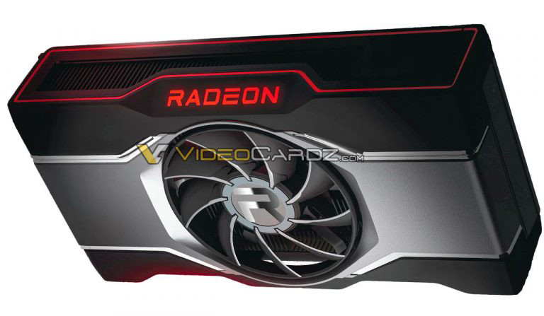 AMD RX 6600 XT渲染图亮相：单风扇设计、8GB GDDR6显存