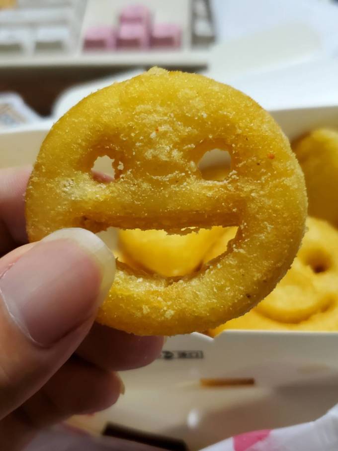 可爱的肯德基表情薯饼