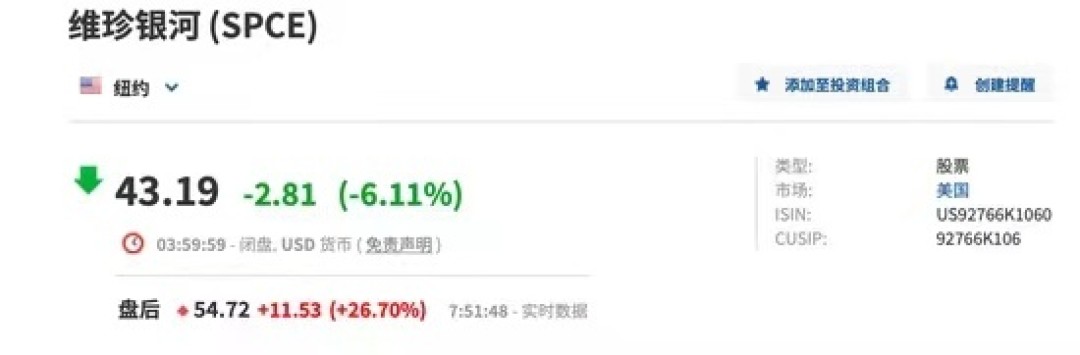维珍银河7月11日将把创始人送上太空,“抢跑”贝佐斯