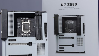 NZXT N7 Z590 白色主板开箱评测 - 超大面积金属盔甲，净白简约用料扎实